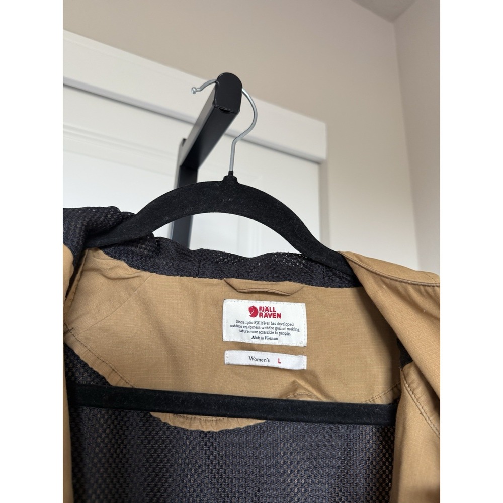 fjällräven karla lite jacket Buckwheat Brown Women's Size L - Picture 6 of 7